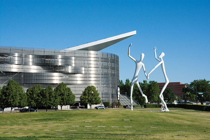 “The Dancers” highlight the Denver Performing Arts Complex’s Sculpture Park, a unique outdoor venue in the heart of the Denver Theatre District. 