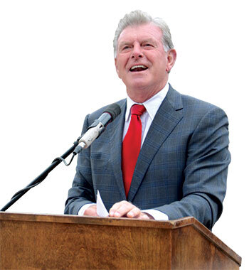 <span class='subhead'> “Site consultant Mike Mullis said that if we had four 100-acre shovel-ready sites, he could bring the companies. I gave him 64.”</span>