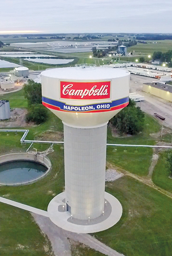 Hirzel Canning (above)  and Campbell Soup (below) are two of the oldest and largest food processing operations in Northwest Ohio.