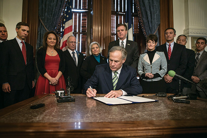 Gov. Abbott proclaimed February 2, 2015, Chris Kyle Day, in honor of Chief Petty Officer Chris Kyle, the native Texan and Navy Seal portrayed in the film “American Sniper.” 