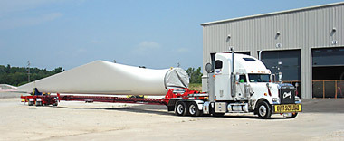 Siemens wind turbine blade factory in Fort Madison