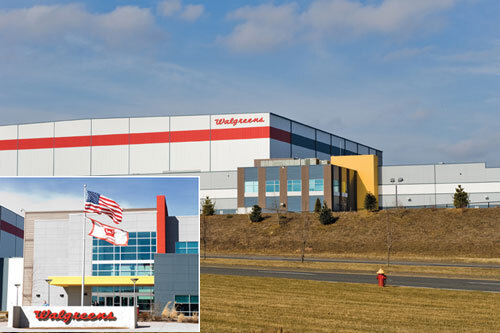 Walgreens distribution center in Windsor Conn.