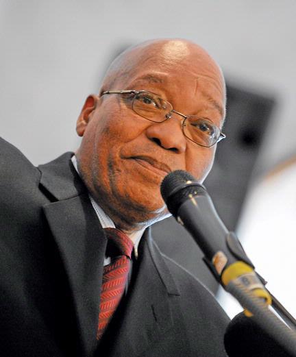 Jacob G. Zuma, president of South Africa since his election in April 2009.