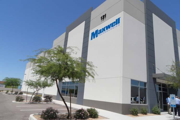 Maxwell Technologies Inc. selected an industrial building in Peoria following a search that considered locations in seven states. Peoria is a rapidly growing Phoenix suburb.