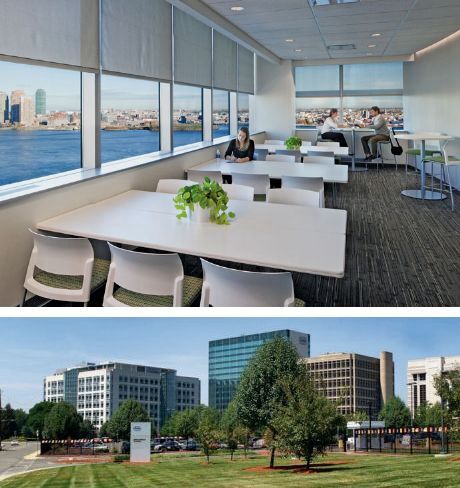 Roche will occupy anchor-tenant space in phase two of the Alexandria Center for Life Science – New York City, formerly known as East River Science Park, whose first tenant, Eli Lilly and Co. subsidiary ImClone, located its research headquarters (above top) there in July 2009. Roche is searching for a buyer for its current campus in Nutley, N.J. (above bottom).