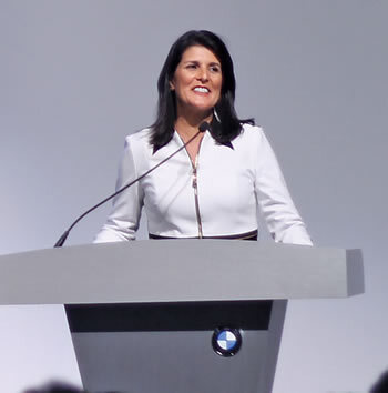 Gov. Nikki Haley BMW