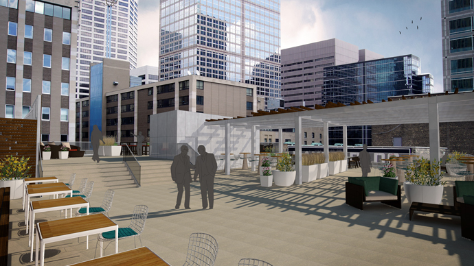 Rooftop Bleisure Rendering