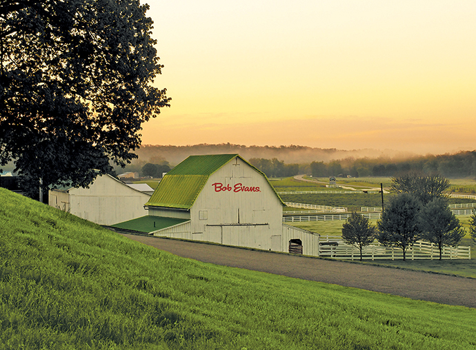The farm in Rio Grande, Ohio, where Bob Evans and his family once lived, has evolved into a tourist destination.