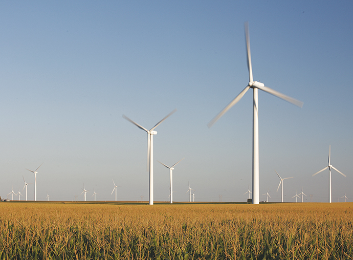 Wind energy is a staple in Iowa, which is a national leader in wind energy generation.
