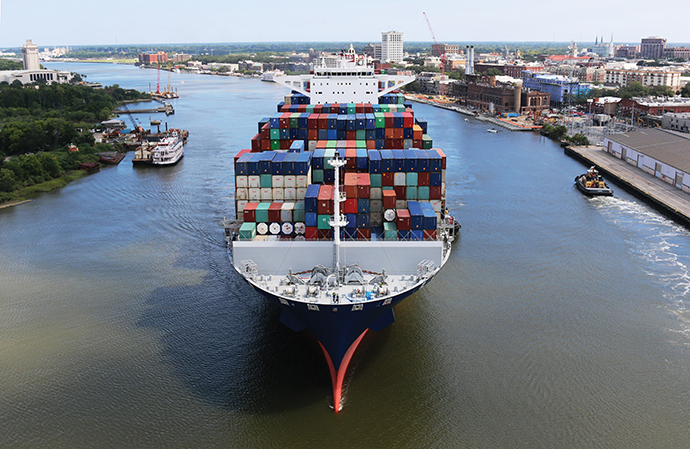 Photo courtesy of Georgia Ports Authority Photo by Mark Arend