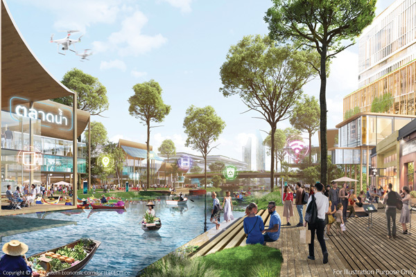 Renderings of EEC Capital City