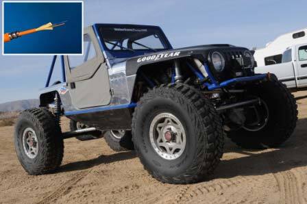Among Kevlar’s multiple end-user markets are fiber-optic cable and tires, such as the Goodyear Wrangler MT/R tires pictured here. The new Kevlar plant that opened Oct. 6 may find a suitable customer in the forthcoming Continental Tire plant announced the same day at another South Carolina location just up the highway in Sumter County.