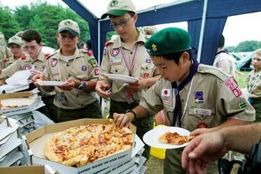 Feeding the scouts