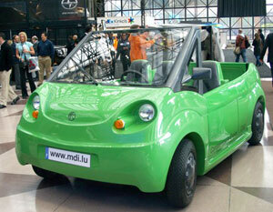 Air car at show