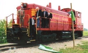 Effingham Railroad Co. ribbon cutting