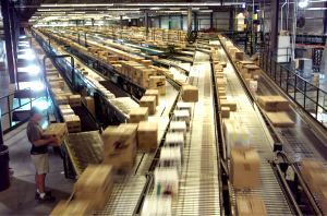 Wal-Mart's distribution center in Bentonville, Ark.