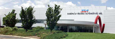 Subaru plant in Lafayette