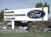 Ford plant in Hermosillo, Mexico
