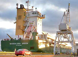 The Magdalena Green at Duluth-Superior Port