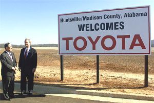 Toyota in Huntsville Al.