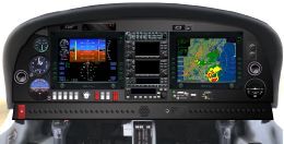 Avidyne's FlightMax Entegra flight deck