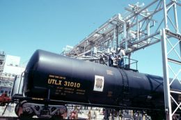 A Union Tank car