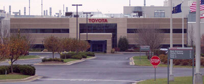 Toyota's existing assembly plant in Princeton