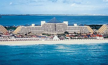 The Melia Cancun luxury hotel