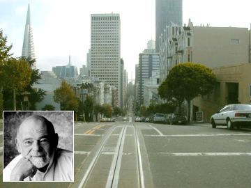 Sam Zell (inset) and San Francisco