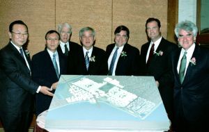 Songdo Intelligent City project model