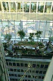 Commerzbank tower's atrium