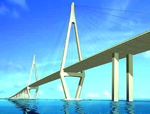 rendering: Hangzhou Bay Bridge