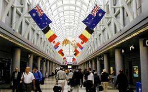 American Airlines' Terminal at O'Hare