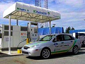 Hydrogen fueling station in Canada