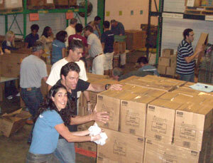 Studly volunteers at CAFB