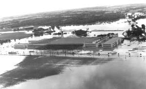 Goodyear Topeka plant during 1951 flood
