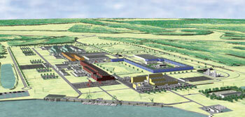 Rendering of ThyssenKrupp Alabama plant