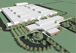 Rendering of PACCAR plant