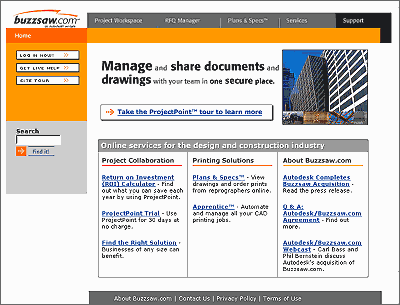Click to visit Buzzsaw.com