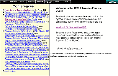 IDRC message board