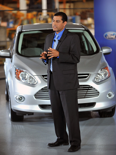 Sherif Marakby, director of Electric Vehicle Programs and Engineering, announces in June that Ford is adding more than 220 green technology jobs, including 50 new engineers, as it grows its Center for Excellence in Electrification in southeast Michigan.
