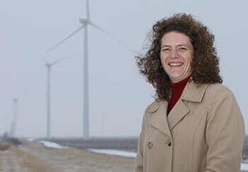 Linda Prokopy's research sheds light on why some communities in Indiana are welcoming of wind turbines while others have rejected them.