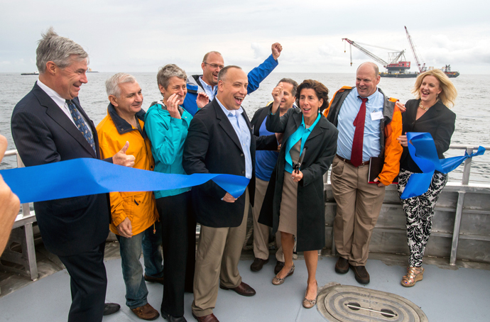 Block Island Ribbon Cutting